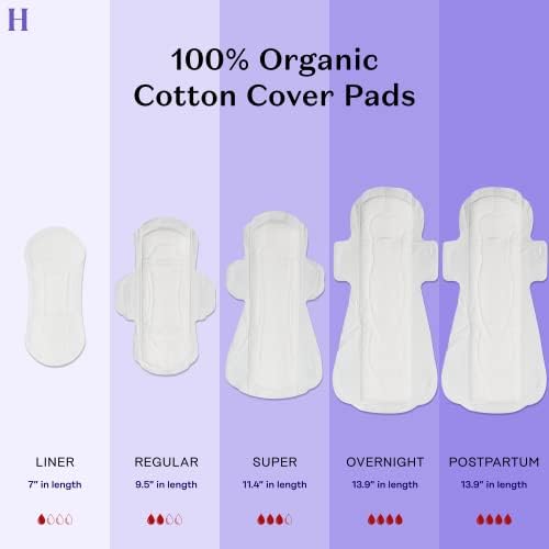 The Honey Pot Company - Super Absorbency Pads with Wings - Organic Pads - Image 3