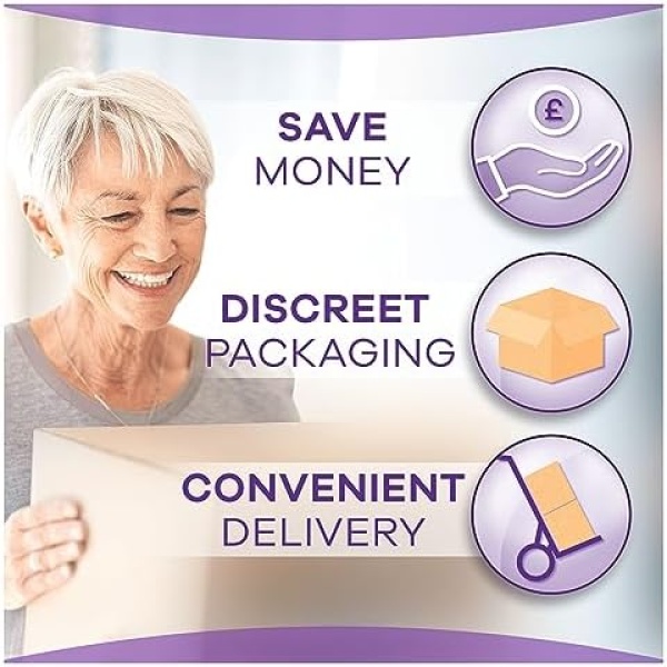 Always Discreet Incontinence Pads Women, Long Plus, Absorbency 5 - Image 8