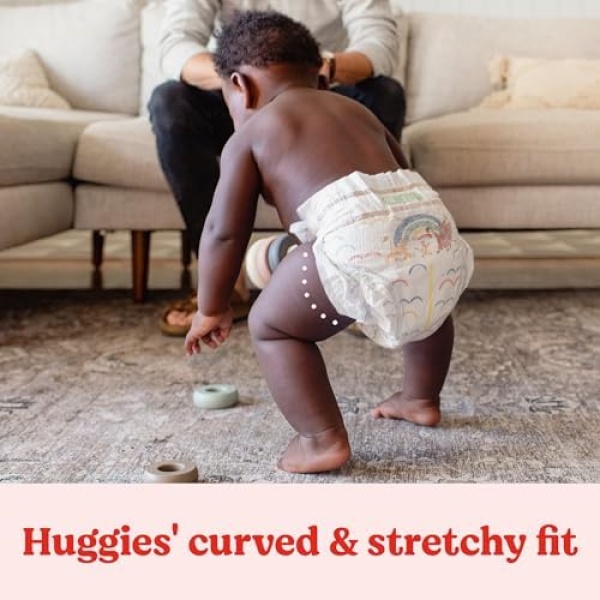 Huggies Size 5 Diapers, Little Movers Baby Diapers, Size 5 (27+ lbs), 120 Count - Image 7