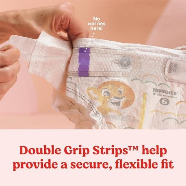 Huggies Size 5 Diapers, Little Movers Baby Diapers, Size 5 (27+ lbs), 120 Count - Image 9
