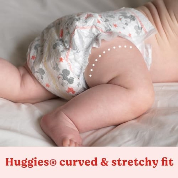 Huggies Size 3 Diapers, Snug & Dry Baby Diapers, Size 3 (16-28 lbs), 88 Count - Image 4