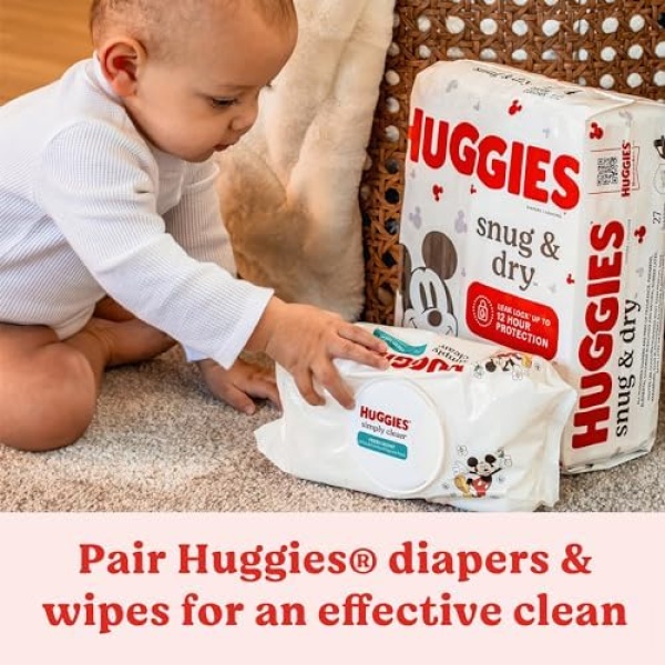 Huggies Size 3 Diapers, Snug & Dry Baby Diapers, Size 3 (16-28 lbs), 88 Count - Image 9