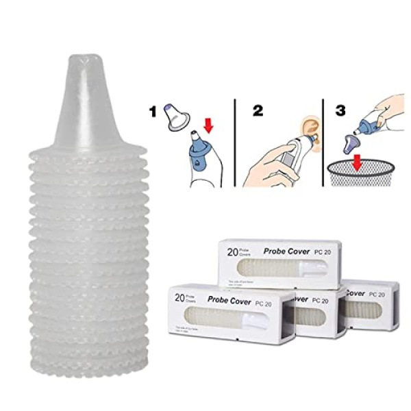 200Pack Ear Thermometer Probe Covers, Lens Filters, Refill, Refill Covers for - Image 2