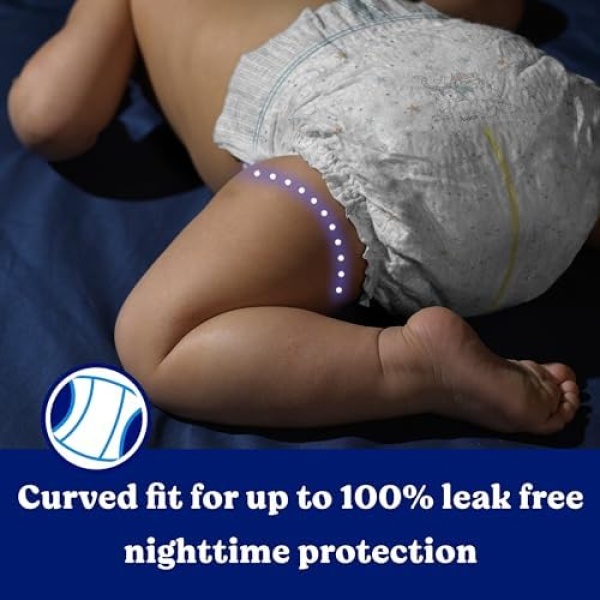 Huggies Size 6 Overnites Baby Diapers: Overnight Diapers, Size 6 (35+ lbs), 84 - Image 5