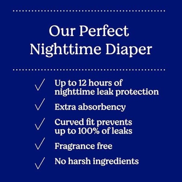 Huggies Size 6 Overnites Baby Diapers: Overnight Diapers, Size 6 (35+ lbs), 84 - Image 9