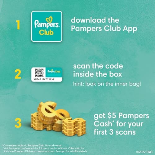 Pampers Pure Protection Diapers - Size 1, 82 Count, Hypoallergenic Premium - Image 9