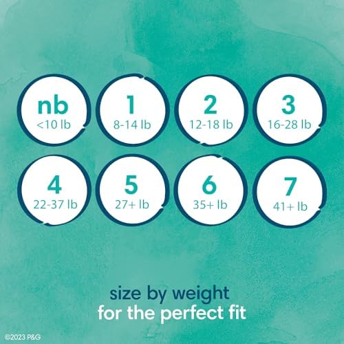 Pampers Pure Protection Diapers - Size 1, 82 Count, Hypoallergenic Premium - Image 8