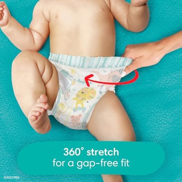 Pampers Cruisers 360 Diapers - Size 4, One Month Supply (144 Count), Pull-On - Image 2