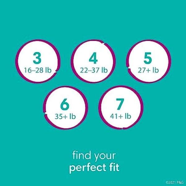 Pampers Cruisers 360 Diapers - Size 4, One Month Supply (144 Count), Pull-On - Image 8