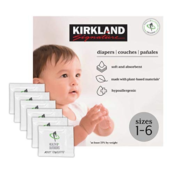 Kirkland Signature Diapers Size 2 (12lbs - 18 lbs) 174 Count W/ Exclusive Health - Image 2