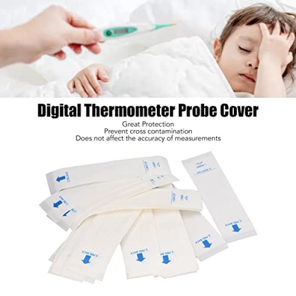 100pcs Digital Thermometer Probe Covers, Safe and Hygienic Disposable Safe - Image 6