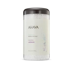 AHAVA Dead Sea Mineral Bath Salt, Calming Lavender - Intense Relaxation