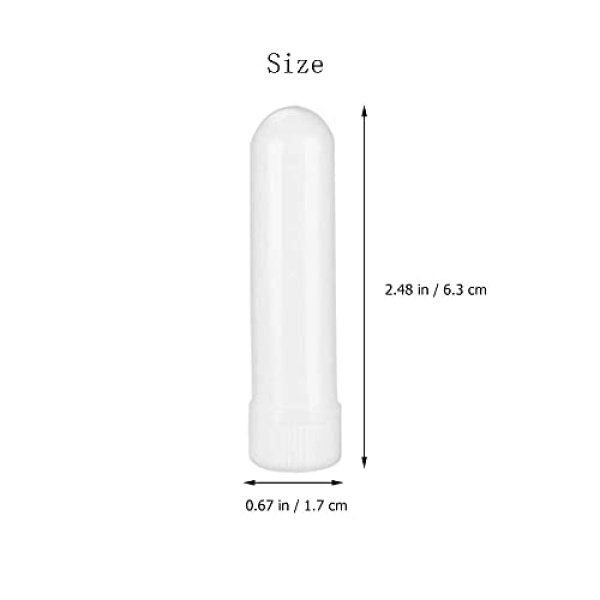 Essential Oil Nasal Inhaler Tubes Refillable Empty Plastic Nasal Inhaler Tubes - Image 2