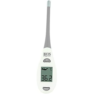 BIOS Medical Digital Thermometer - Memory Recall, Auto-off - For Oral, Rectal,