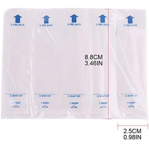 YANIYA 100Pcs Disposable Digital Thermometer Probe Covers Sleeve For Armpit - Image 6