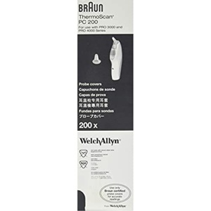 Braun PC 200 Probe Cover by Welch Allyn (Pack of 200)
