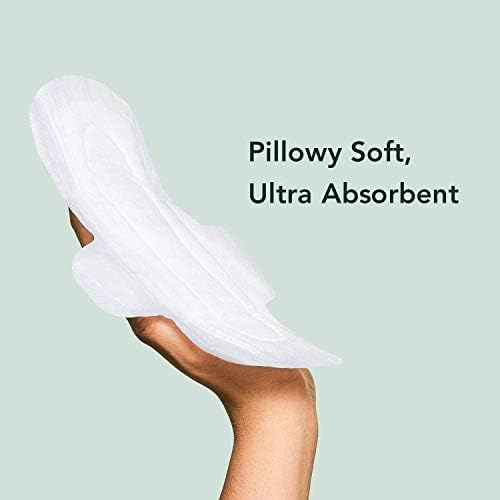 Rael Pads For Women, Organic Cotton Cover Pads - Regular Absorbency, Unscented - Image 5