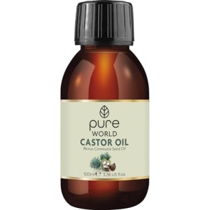 Pure World Natural Castor Oil 100ML Cold, & Freshly Pressed 100% Pure
