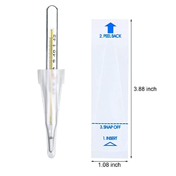 200 Pieces Digital Thermometer Probe Covers Disposable Thermometer Sleeves - Image 2