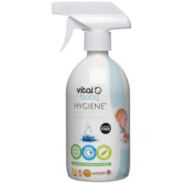 Vital Baby Hygiene AQUAINT Sanitising Water - Kills 99.9% of Germs - Baby Safe - Image 6