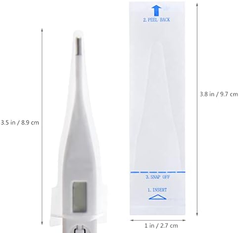 HEALLILY 200pcs Disposable Thermometer Covers Thermometers Sleeves Covers - Image 7