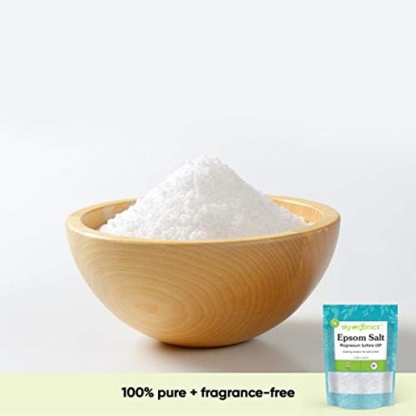 Sky Organics Epsom Salt - 100% Pure Magnesium Sulfate, USP Grade, Kosher - Image 6