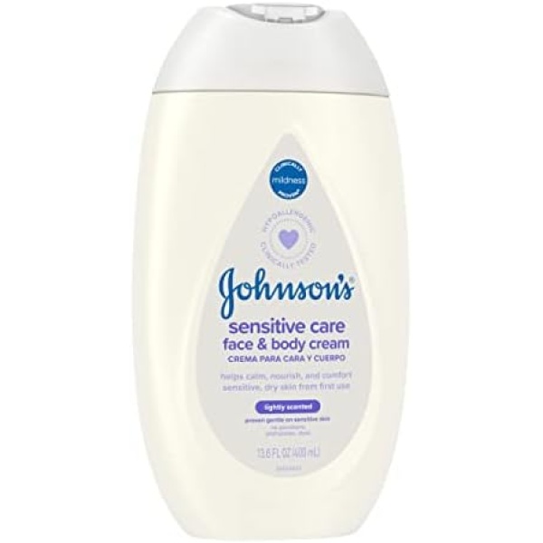 Johnson's Sensitive Care Face & Body Cream - Image 8