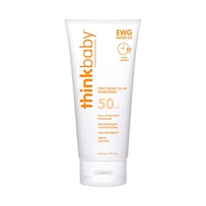 Thinkbaby SPF 50+ Baby Sunscreen – Safe, Natural Sunblock for Babies