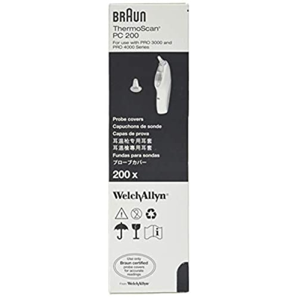 Braun PC 200 Probe Cover by Welch Allyn (Pack of 200) - Image 2