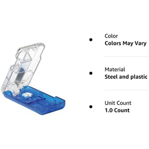 EZY DOSE Pill Cutter and Splitter with Dispenser, Daily Usage, Safely Cut Pills - Image 7