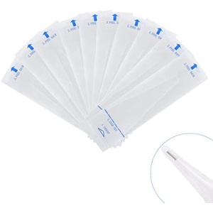 HEALLILY 200pcs Disposable Thermometer Covers Thermometers Sleeves Covers