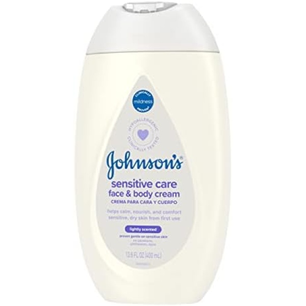 Johnson's Sensitive Care Face & Body Cream - Image 9