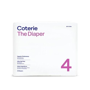 Coterie Size 4 Diapers, 25 CT