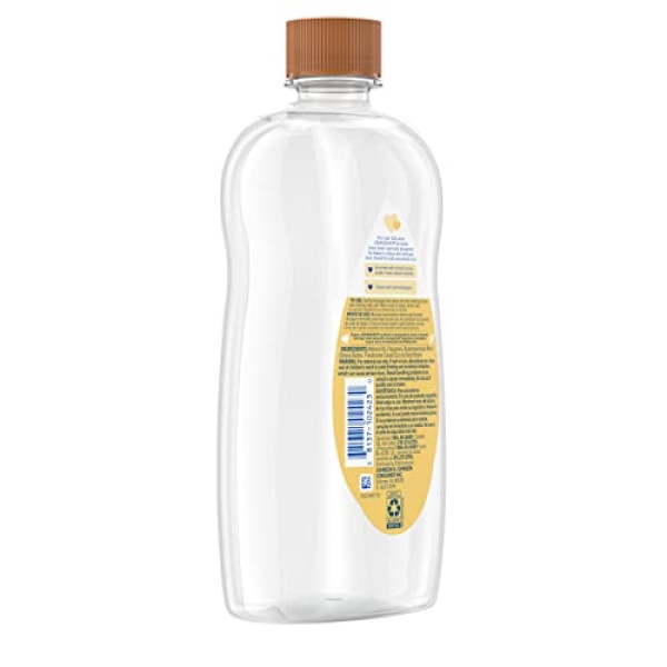 Johnson's Baby Oil, Mineral Oil Enriched with Shea & Cocoa Butter - Image 5