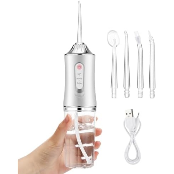 Cordless Water Flosser, Dental Oral Irrigator, Waterproof Water Flosser Teeth - Image 2