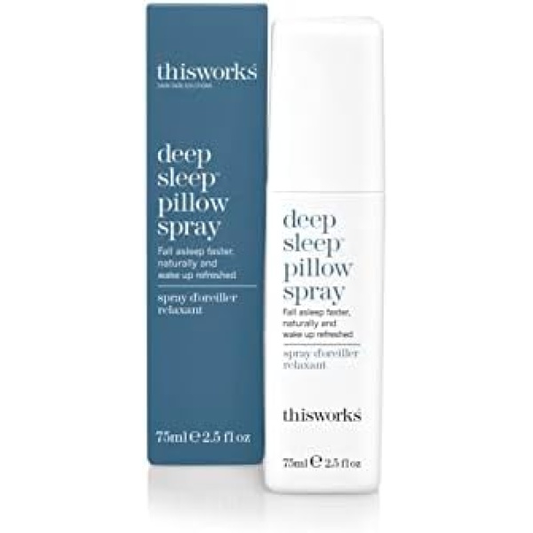 This Works Deep Sleep Pillow Spray, 75 ml, Infused with Lavender, Camomile