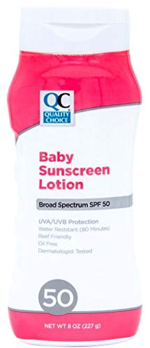 Quality Choice Baby Sunscreen SPF 50 Lotion, 8 Oz
