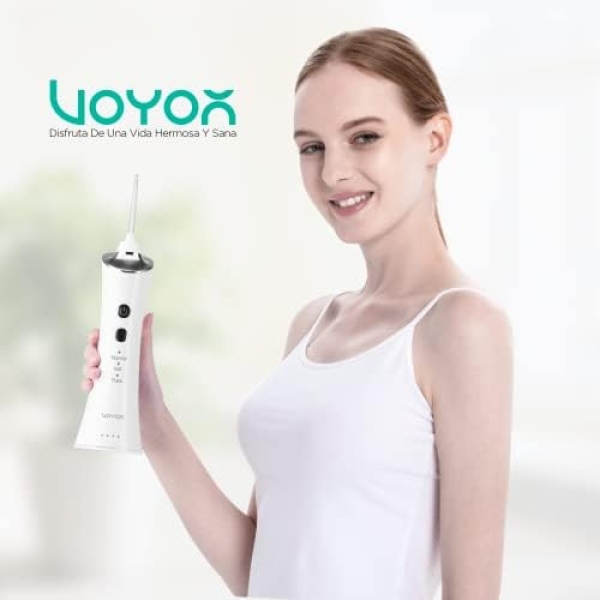 VOYOR-HEALTH Water Dental Flosser for Teeth, Portable and Rechargeable Oral - Image 7