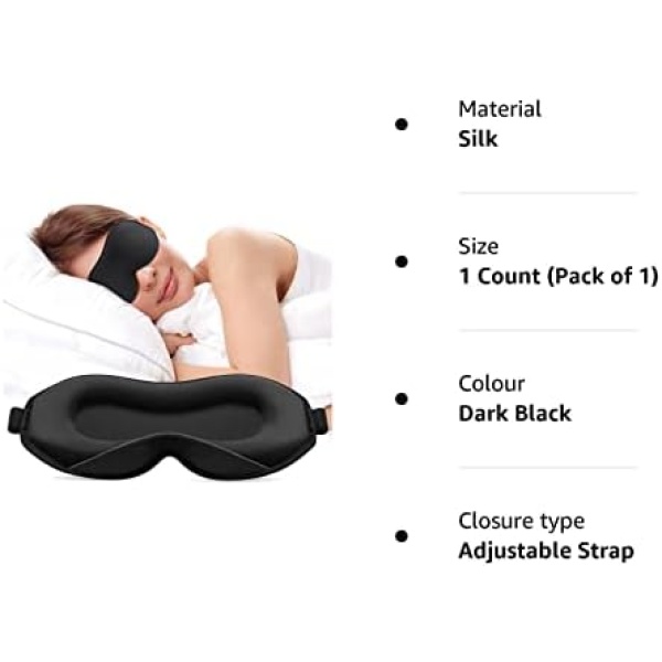Umisleep Upgraded Sleep Mask, Perfect Sleeping Mask for Side Sleepers, 3D Ultra - Image 9