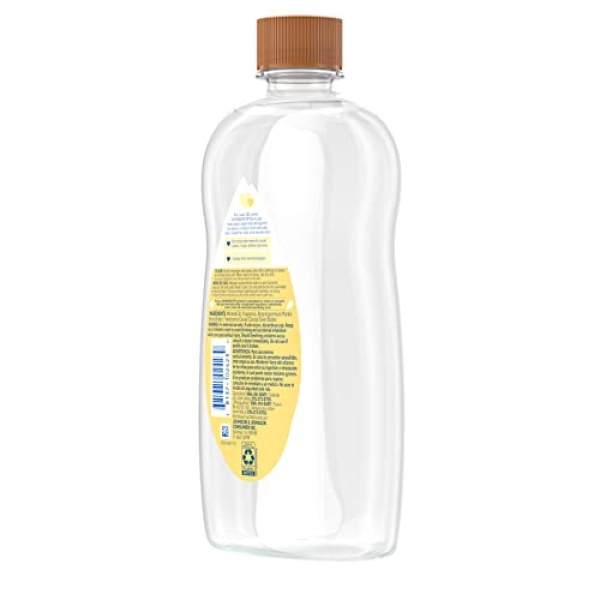 Johnson's Baby Oil, Mineral Oil Enriched with Shea & Cocoa Butter - Image 6