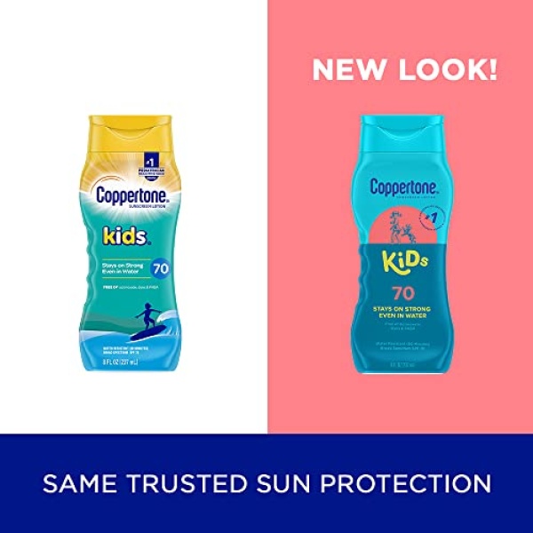 Coppertone Kids Sunscreen Lotion, SPF 70 Sunscreen for Kids - Image 2