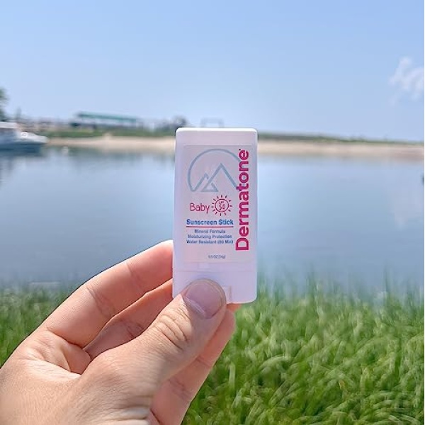 Dermatone Baby Sunscreen Stick SPF50 - Zinc Oxide Mineral Sunscreen for Babies - Image 5