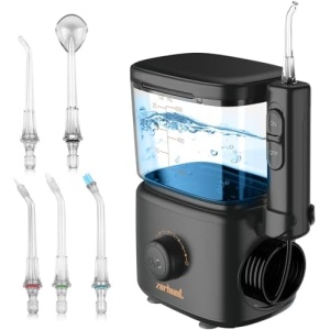 Water Dental Oral Irrigator for Teeth: 600ML Electric Dental Flosser Pick for