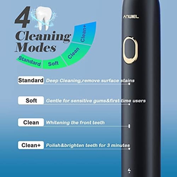 Electric Toothbrush with Water Flosser, Cordless Water Flosser and Ultrasonic - Image 5