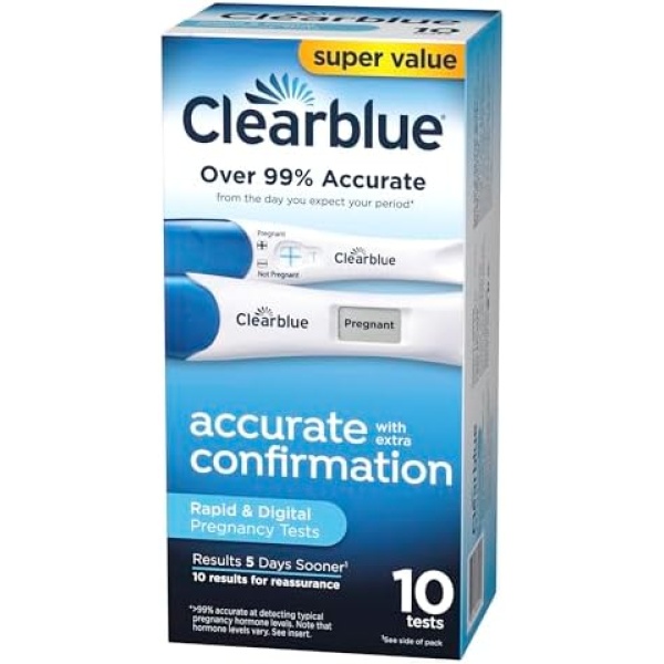 Clearblue Pregnancy Test Combo Pack, 10ct - Digital with Smart Countdown - Image 9