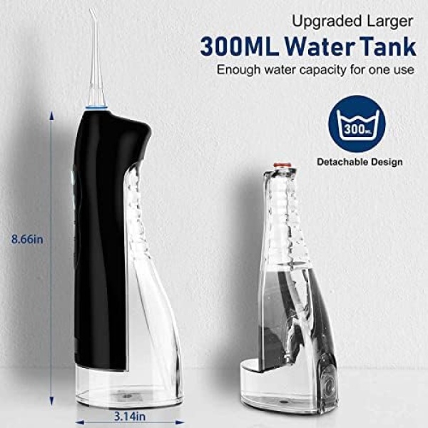 Water Flosser, NBGRLVS Portable Water Flosser for Teeth, Cordless Dental Oral - Image 4