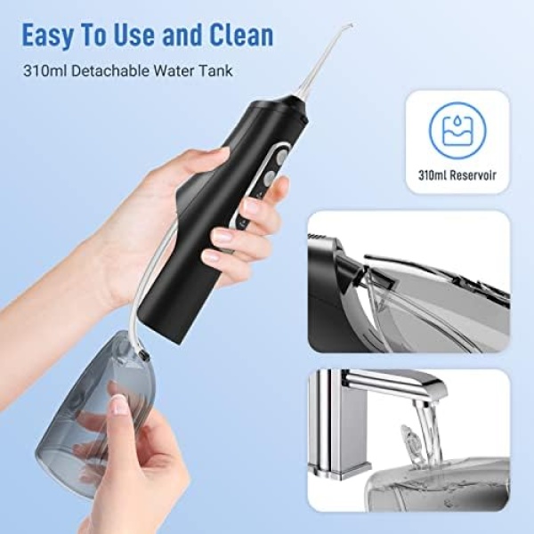 Cordless Water Flosser Teeth Cleaner Dental Oral Irrigator Picks Portable and - Image 6