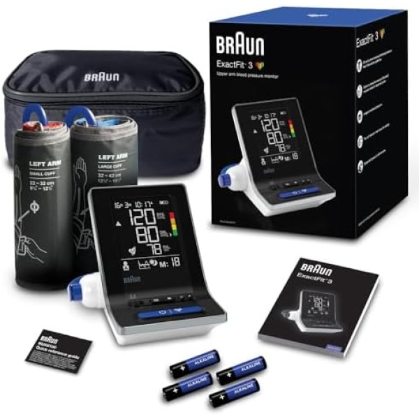 Braun ExactFit 3 Blood Pressure Monitor - Accurate Blood Pressure Machine with - Image 3