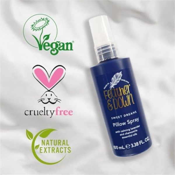 Feather & Down Sweet Dream Pillow Spray (100ml) - With Calming Lavender & - Image 8