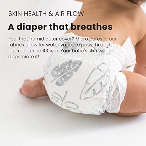 PARASOL Clear+Dry Disposable Diapers | RashShield Protection, Leakproof Design, - Image 5